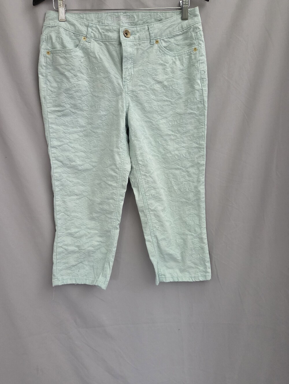 Women's Mint Green Capris